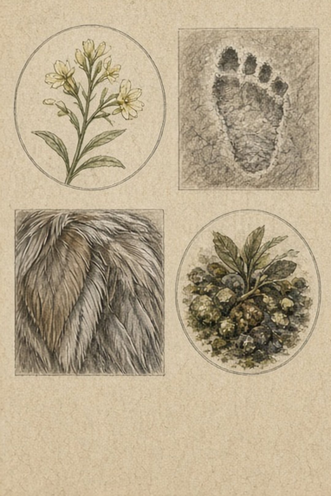 Four evidence lenses arranged into one calm field study